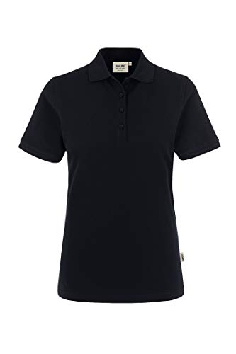 HAKRO Damen Polo-Shirt "Classic" - 110 - schwarz - Größe: XL von HAKRO