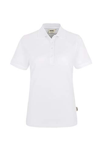 HAKRO Damen Polo-Shirt "Classic" - 110 - weiß - Größe: S von HAKRO