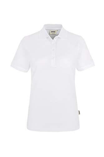 HAKRO Damen Polo-Shirt "Classic" - 110 - weiß - Größe: XL von HAKRO