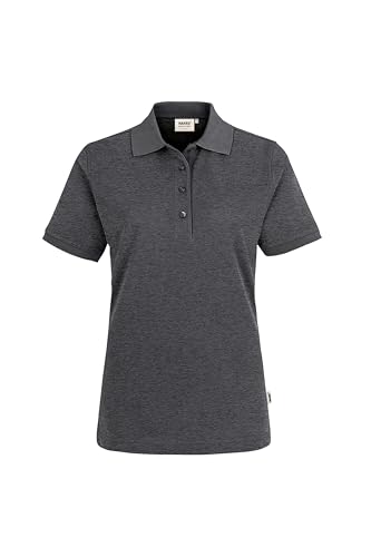 HAKRO Damen Polo-Shirt Performance - 216 - anthrazit - Größe: XL von HAKRO