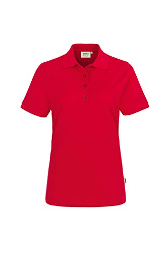 HAKRO Damen Polo-Shirt Performance - 216 - rot - Größe: 3XL von HAKRO