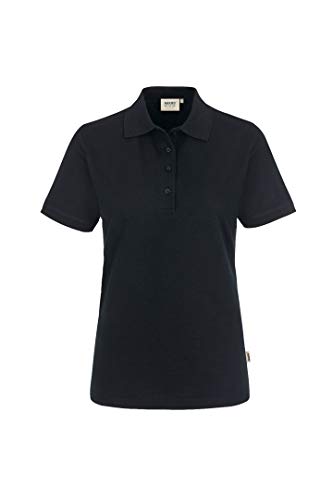 HAKRO Damen Polo-Shirt Performance - 216 - schwarz - Größe: M von HAKRO