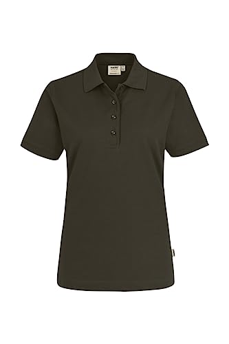 HAKRO Damen Poloshirt MIKRALINAR® ECO 0369, Olive, L von HAKRO