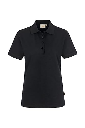 HAKRO Damen Poloshirt MIKRALINAR® ECO 0369, schwarz, M von HAKRO