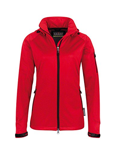 HAKRO Damen Softshell-Jacke Alberta - 248 - rot - Größe: 5XL von HAKRO