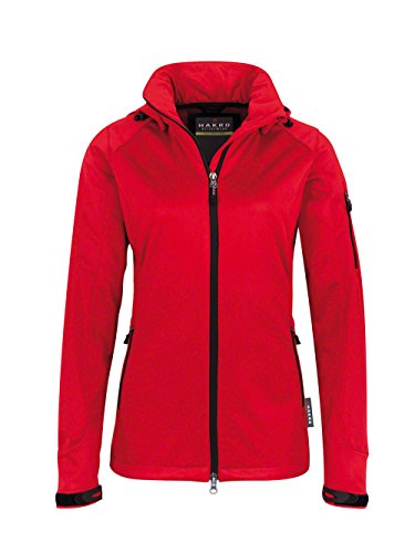 HAKRO Damen Softshell-Jacke Alberta - 248 - rot - Größe: 6XL von HAKRO