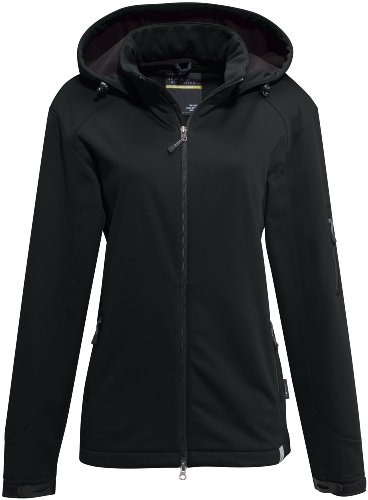 HAKRO Damen Softshell-Jacke Alberta - 248 - schwarz - Größe: XS von HAKRO