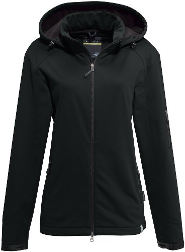 HAKRO Damen Softshell-Jacke Alberta - 248 - schwarz - Größe: XXL von HAKRO