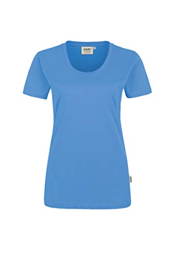 HAKRO Damen T-Shirt „Classic“ - 127 - malibu-blue - Größe: XL von HAKRO