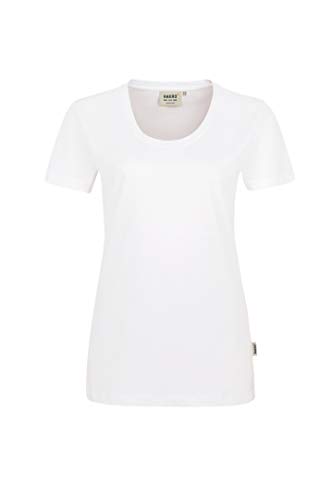 HAKRO Damen T-Shirt „Classic“ - 127 - weiß - Größe: 3XL von HAKRO