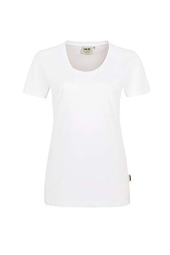 HAKRO Damen T-Shirt „Classic“ - 127 - weiß - Größe: L von HAKRO