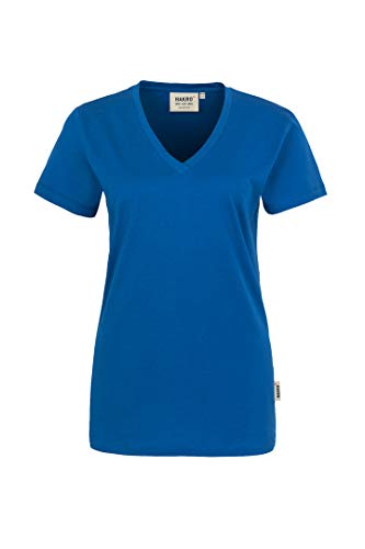 HAKRO Damen V-Shirt „Classic“ - 126 - royalblau - Größe: S von HAKRO