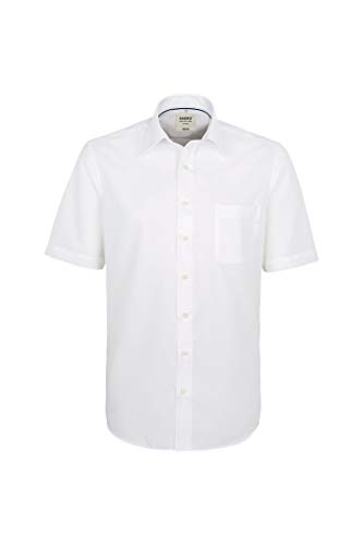 HAKRO Herren Hemd "Business" - kurzarm - bügelfrei - 107 - weiß - Größe: 3XL von HAKRO