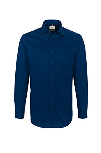 HAKRO Herren Hemd "Business" - langarm - bügelfrei - 108 - marine - Größe: L von HAKRO