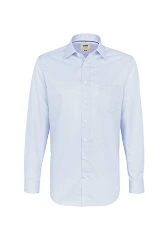 HAKRO Herren Hemd "Business" - langarm - bügelfrei - 108 - sky blue - Größe: 3XL von HAKRO