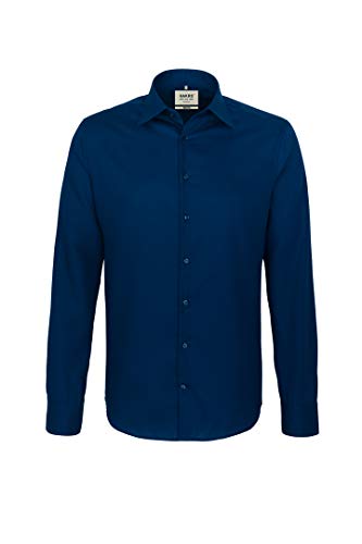 HAKRO Herren Hemd langarm Business Tailored - 105 - marine - Größe: XXL von HAKRO