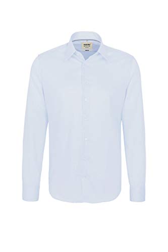 HAKRO Herren Hemd langarm Business Tailored - 105 - sky blue - Größe: S von HAKRO