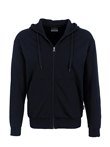 HAKRO Jacke mit Kapuze - 605 - schwarz - Größe: 3XL von HAKRO