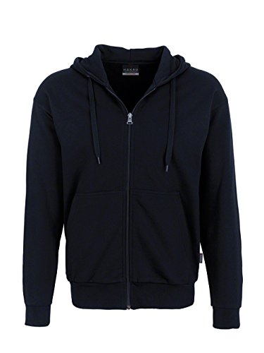 HAKRO Jacke mit Kapuze - 605 - schwarz - Größe: XXL HAKRO Jacke mit Kapuze - 605 - schwarz - Größe: XXL von HAKRO