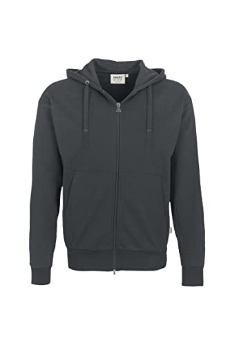 HAKRO Kapuzen-Sweatjacke Premium, anthrazit, XS von HAKRO