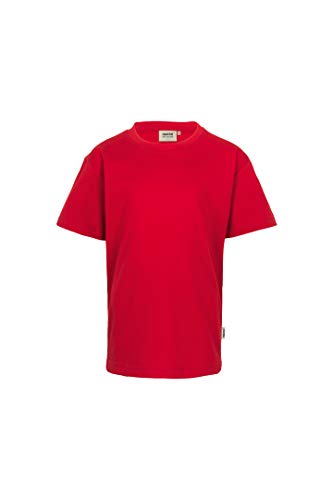 HAKRO Kinder T-Shirt "Classic" - 210 - rot - Größe: 116 von HAKRO