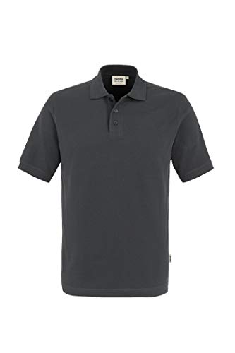 HAKRO Polo-Shirt „Classic“ - 810 - anthrazit - Größe: M von HAKRO
