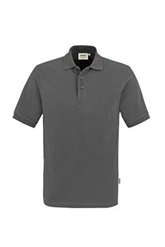 HAKRO Polo-Shirt „Classic“ - 810 - graphite - Größe: XS von HAKRO