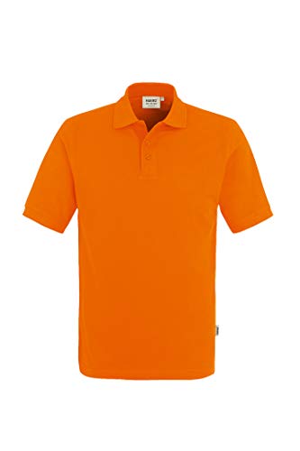 HAKRO Polo-Shirt „Classic“ - 810 - orange - Größe: M von HAKRO