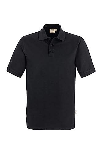 HAKRO Poloshirt MIKRALINAR® ECO, schwarz, 4XL von HAKRO