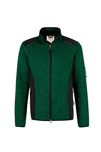 HAKRO Strickfleecejacke Dawson, Tanne meliert, M von HAKRO