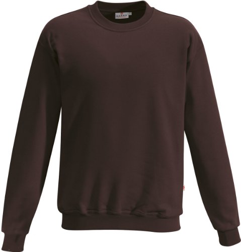 Hakro Performance Sweatshirt,Schokolade,4XL von HAKRO
