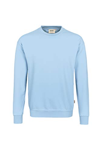 "HAKRO "Herren Sweatshirt Performance - 475 - ice blau - Größe S von HAKRO