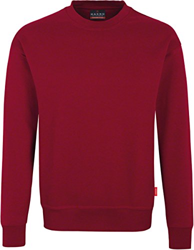 Hakro Performance Sweatshirt,Weinrot,S von HAKRO