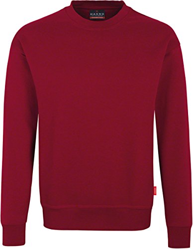 Hakro Performance Sweatshirt,Weinrot,XL von HAKRO