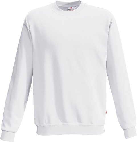 HAKRO Sweatshirt Performance - 475 - weiß - Größe: M von HAKRO