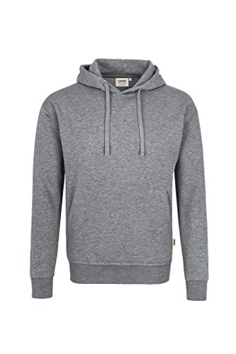 HAKRO Sweatshirt mit Kapuze - 601 - grau meliert - Größe: 3XL von HAKRO