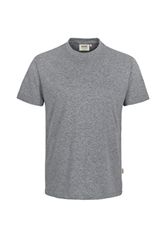 HAKRO T-Shirt „Classic“ - 292 - grau meliert - Größe: M von HAKRO