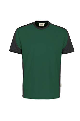 HAKRO T-Shirt Contrast Performance, Tanne/anthrazit, 3XL von HAKRO