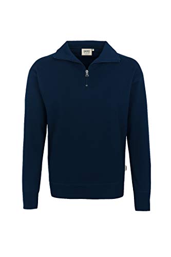 HAKRO Zip-Sweatshirt, dunkelblau, Größen: XS - XXXL Version: M - Größe M von HAKRO