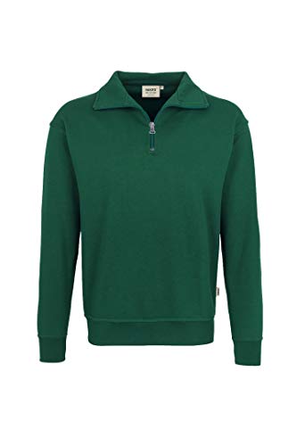 HAKRO Zip-Sweatshirt, dunkelgrün, Größen: XS - XXXL Version: XL - Größe XL von HAKRO