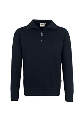 HAKRO 451 72 Zip-Sweat-Shirt Premium, Schwarz, Medium von HAKRO