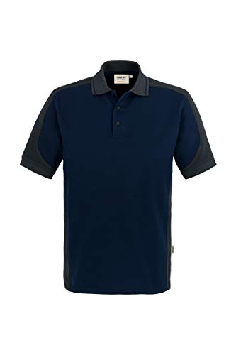 Hakro CONTRAST-POLOSHIRT PERFORMANCE # 839 UNISEX (2XL, tinte/anthrazit) von HAKRO