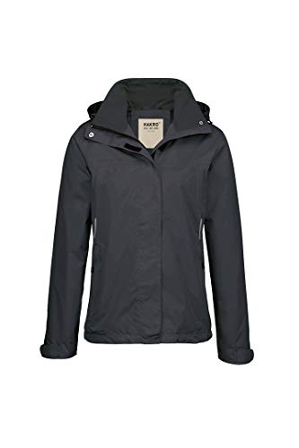 Hakro Damen-Regenjacke Colorado, HK262-anthrazit, M von HAKRO