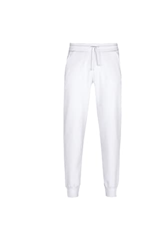 Hakro Herren Sweat-Pants, HK780-weiß, L von HAKRO