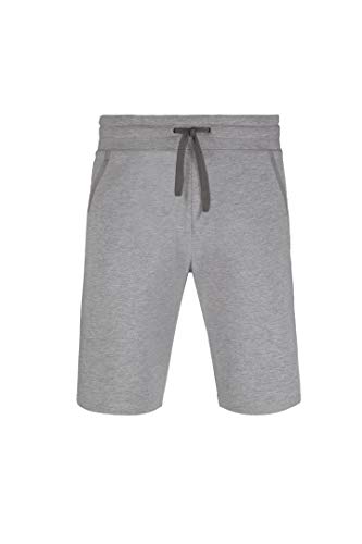 Hakro Herren Sweat-Shorts, HK781-grau-meliert, S von HAKRO
