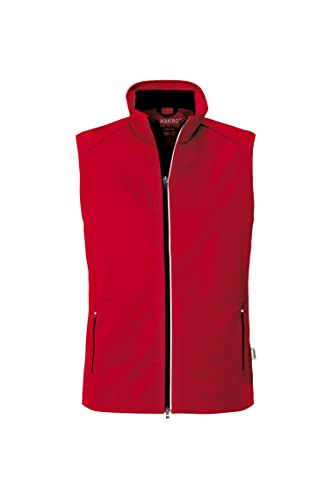 Hakro Light-Softshell-Weste Edmonton, HK854-rot, 3XL von HAKRO