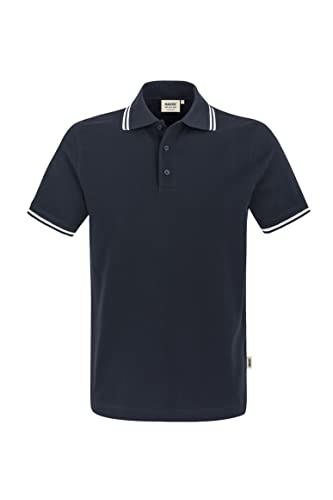 Hakro POLOSHIRT TWIN-STRIPE # 805 (3XL, tinte/weiß) von HAKRO