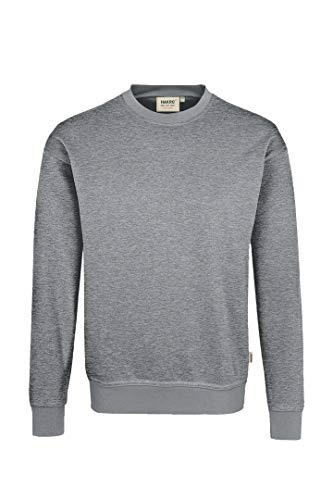 Hakro Performance Sweatshirt,Grau-meliert,6XL von HAKRO