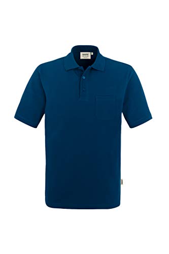 Hakro Pocket Polo Top, marine, XL von HAKRO