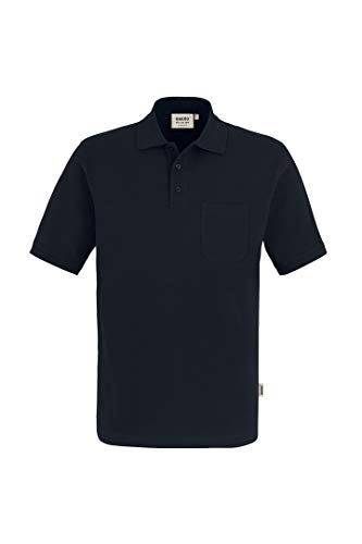 Hakro Pocket Polo Top, schwarz, 2XL von HAKRO